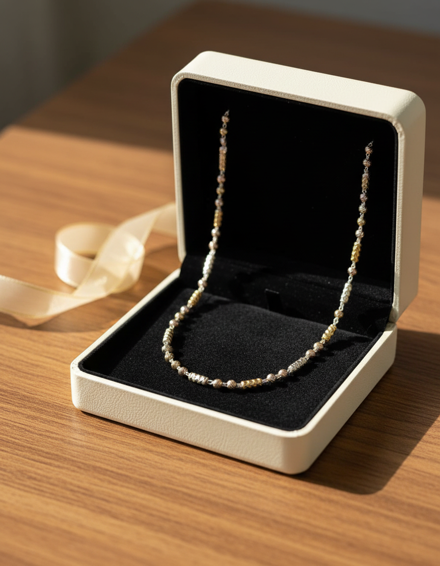 Mira bead chain detail