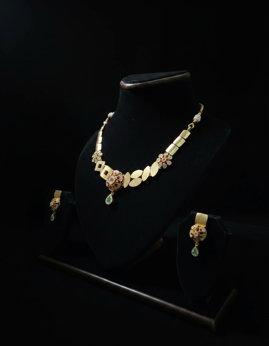 Kavya medallion styled