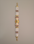 Anaya Pearl Tassel Bracelet in gold-plated 925 silver