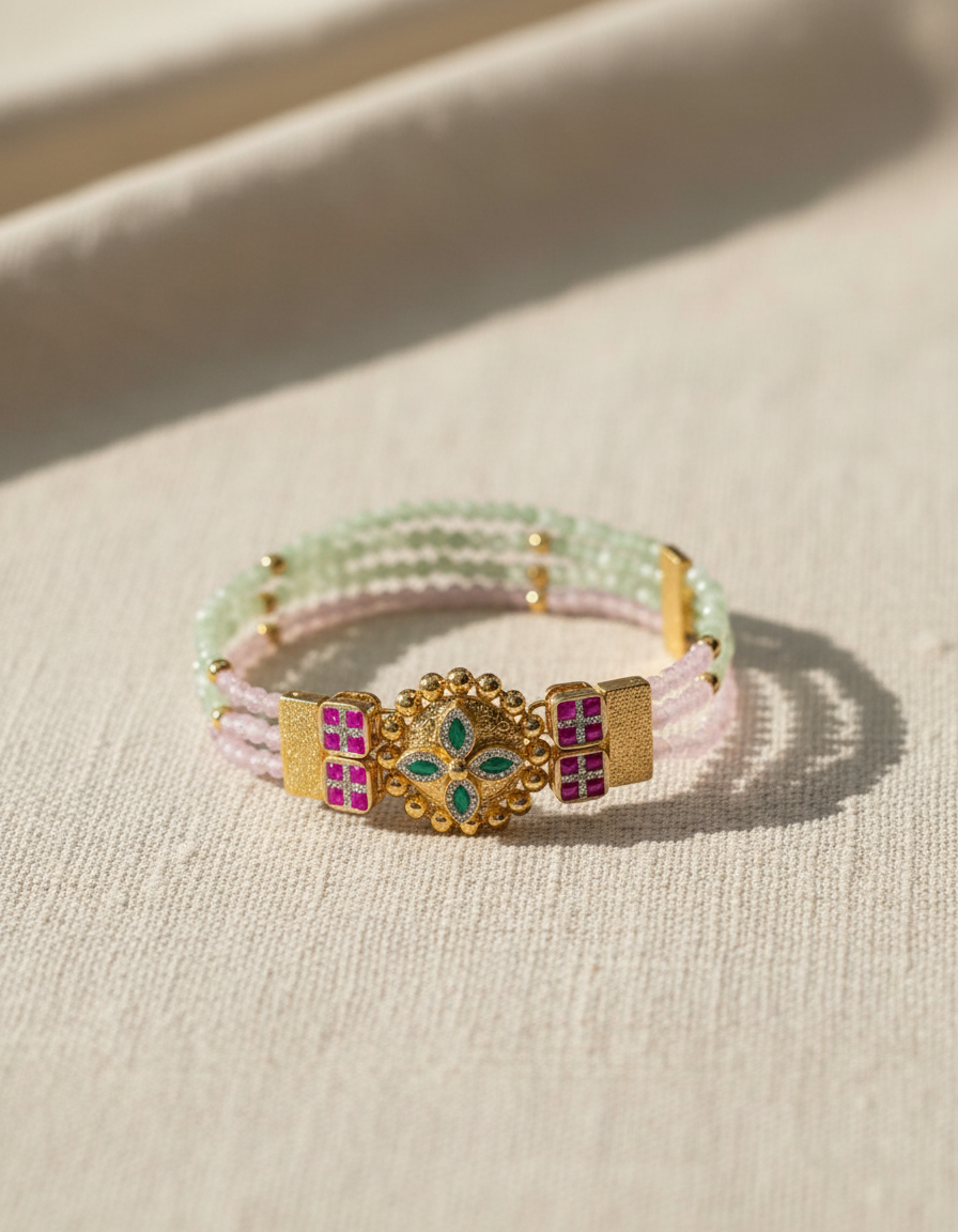 Priya bracelet on wrist