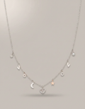 Wren Celestial Charm Necklace in 925 silver